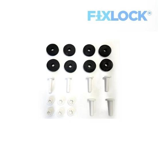 Base Soporte Kit 12 Tornillos para Condensador Minisplit Fixlock