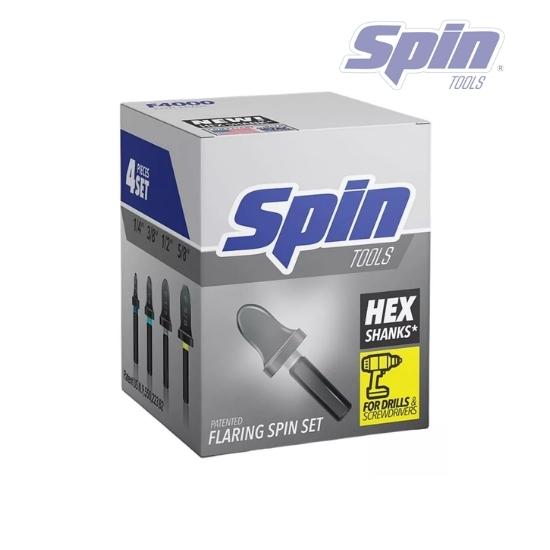 Spin Kit de 4 Piezas Para Flare 1/4 - 5/8