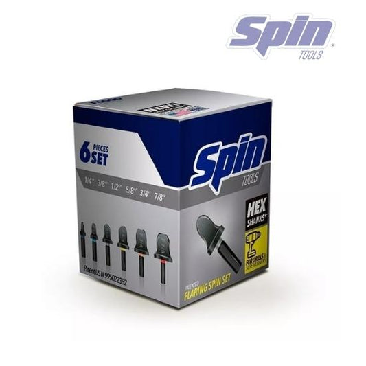 Spin Kit de 6 Piezas para Flare 1/4 - 7/8