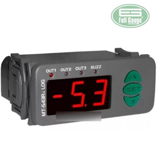 Controlador de Temperatura 3 Salidas 110/220v Full Gauge MT-543RI LOG