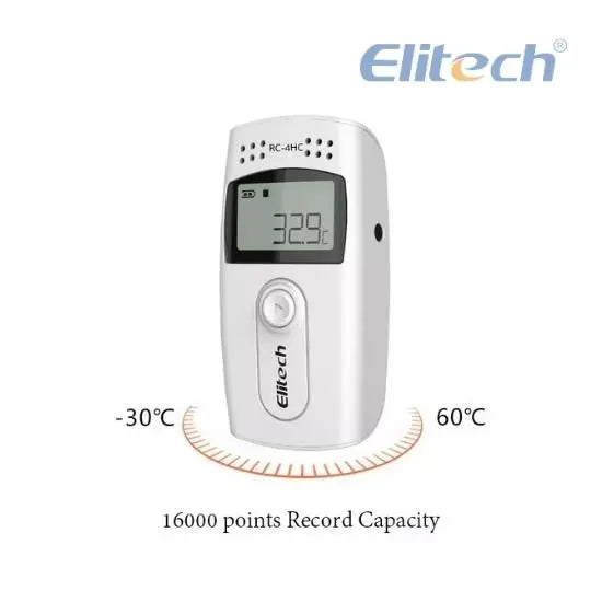 Elitech Rc4hc Termohigrómetro Datalogger USB Registra Datos Elitech RC-4HC – Freeze Depot